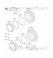 PNEUS pour Kawasaki VN CLASSIC 2000