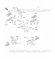 REPOSE PIED pour Kawasaki VN CLASSIC 2000