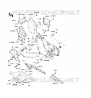 SUPPORT BATTERIE pour Kawasaki VN CLASSIC 2000