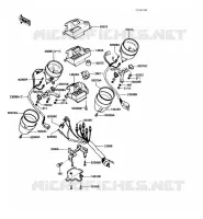 COMPTEURS pour Kawasaki VN750 1986