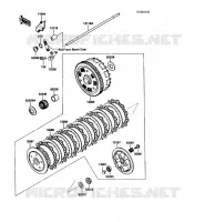 EMBRAYAGE pour Kawasaki VN750 1986