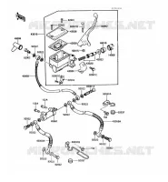 MAITRE CYLINDRE AV pour Kawasaki VN750 1986
