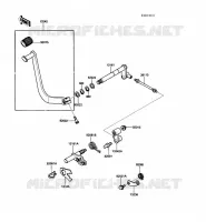 SELECTEUR pour Kawasaki VN750 1986