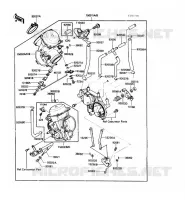 CARBURATEUR pour Kawasaki VN750 1986