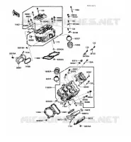 CULASSE pour Kawasaki VN750 1986
