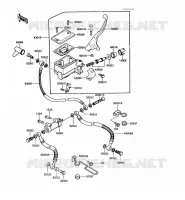 MAITRE CYLINDRE AV pour Kawasaki VN750 1986