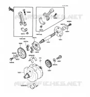 VILEBREQUIN pour Kawasaki VN750 1986