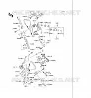 ARBRE A CAME/TENDEUR pour Kawasaki VN750 2004