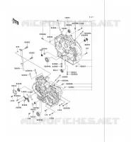 CARTER MOTEUR(S) pour Kawasaki VN750 2004