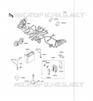 CHASSIS EQUIPMENT ELECTRIQUE pour Kawasaki VN750 2004