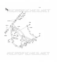 CH&Acirc;SSIS pour Kawasaki VN750 2004