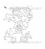 COUVERCLES MOTEUR pour Kawasaki VN750 2004