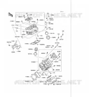CULASSE pour Kawasaki VN750 2004