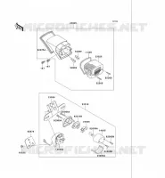 FEUX ARRI&Egrave;RE(S) pour Kawasaki VN750 2004
