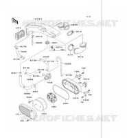 FILTRE A AIR pour Kawasaki VN750 2004