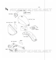 LABEL pour Kawasaki VN750 2004