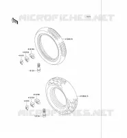 PNEUS pour Kawasaki VN750 2004