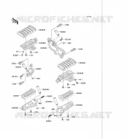 REPOSE PIED pour Kawasaki VN750 2004