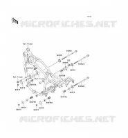 SUPPORT MOTEUR pour Kawasaki VN750 2004