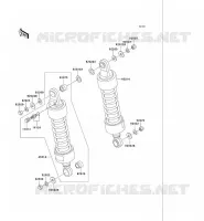 SUSPENSION/AMORTISSEUR pour Kawasaki VN750 2004