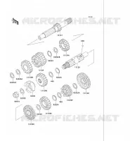 TRANSMISSION pour Kawasaki VN750 2004
