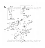 VILEBREQUIN pour Kawasaki VN750 2004