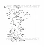 ARBRE A CAME/TENDEUR pour Kawasaki VN750 2005