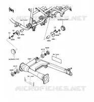 BRAS OSCILLANT pour Kawasaki VN750 1989
