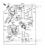 CARBURATEUR pour Kawasaki VN750 1989