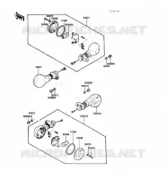 CLIGNOTANTS pour Kawasaki VN750 1989