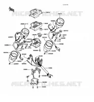 COMPTEURS pour Kawasaki VN750 1989