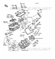 COUVRE CULASSE pour Kawasaki VN750 1989