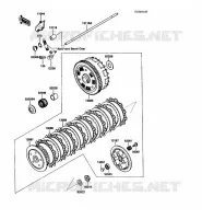 EMBRAYAGE pour Kawasaki VN750 1989