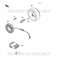 G&Eacute;N&Eacute;RATEUR pour Kawasaki VN750 1989