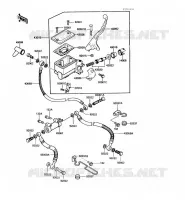 MAITRE CYLINDRE AV pour Kawasaki VN750 1989