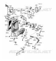 RADIATEUR pour Kawasaki VN750 1989