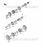 TRANSMISSION pour Kawasaki VN750 1989