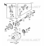 VILEBREQUIN pour Kawasaki VN750 1989