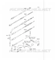CABLES pour Kawasaki VN750 2006