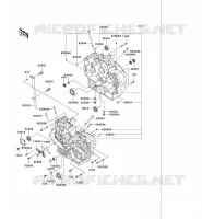 CARTER MOTEUR(S) pour Kawasaki VN750 2006