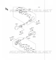CLIGNOTANTS pour Kawasaki VN750 2006