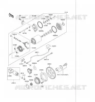 D&Eacute;MARREUR pour Kawasaki VN750 2006