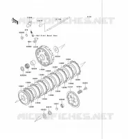 EMBRAYAGE pour Kawasaki VN750 2006