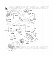 FILTRE A AIR pour Kawasaki VN750 2006