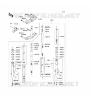 FOURCHE pour Kawasaki VN750 2006