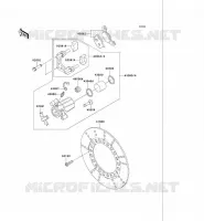FREIN AVANT pour Kawasaki VN750 2006
