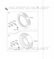 PNEUS pour Kawasaki VN750 2006