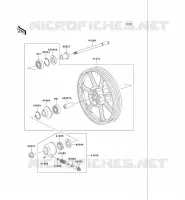 ROUE AVANT pour Kawasaki VN750 2006