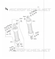 SUSPENSION/AMORTISSEUR pour Kawasaki VN750 2006