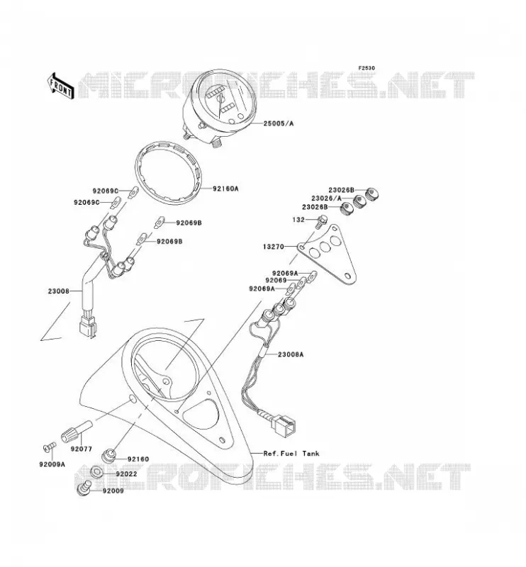 COMPTEURS Kawasaki MOTOS 800 1996 VN800  VN800-A2